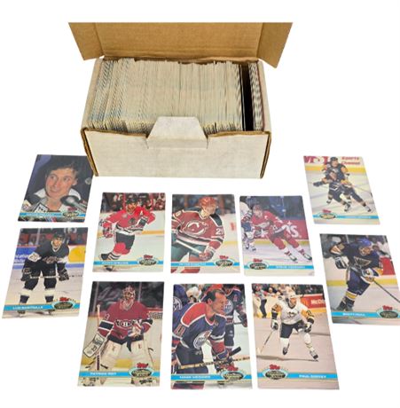 Lot of Topps Stadium Hockey Cards, 1991