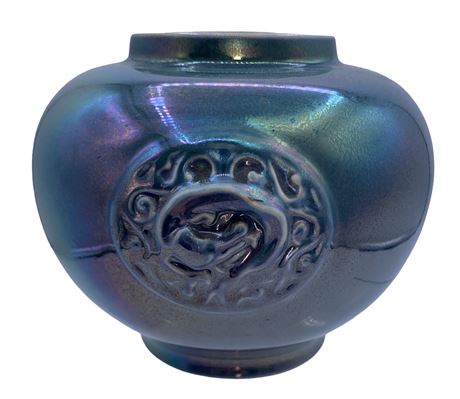 Cowan Pottery Iridescent Larkspur Blue #617 Vase