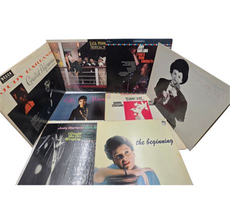 VTG Liza Minnelli, Judy Garland, Record Lot
