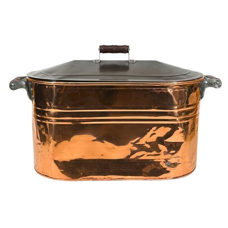 Vintage Copper Boiler/ Washtub