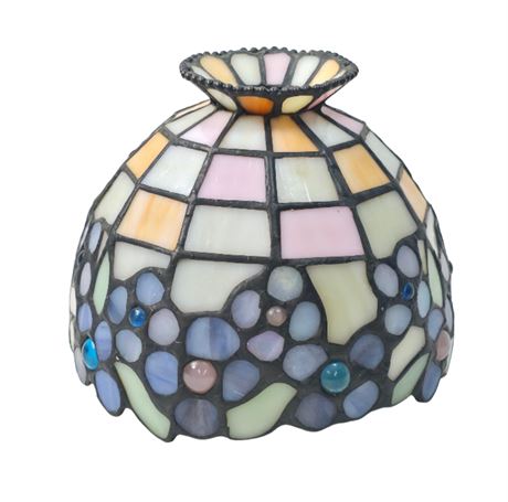Small Lampshade 5" tall Stained Glass Look