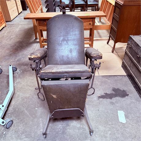 Antique Gynecologist Exam Chair