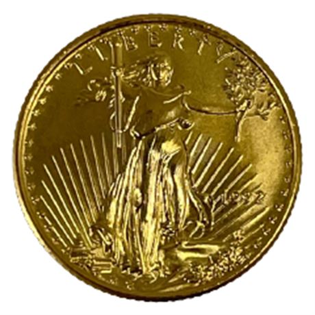 1992 American Gold Eagle $5 Coin 1/10 oz Uncirculated