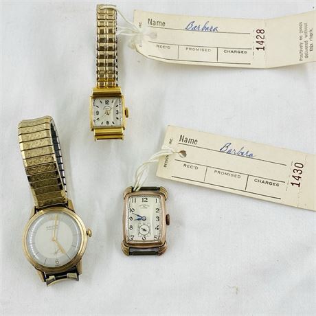 Great Lakes VNTG - Gold Filled Watch Lot