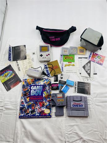 First Gen Game Boy LOADED W/ Accessories + Games