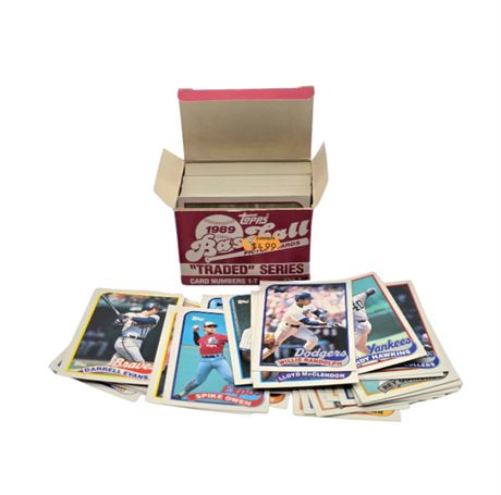 Topps 1989 Baseball Cards, "Traded" Series