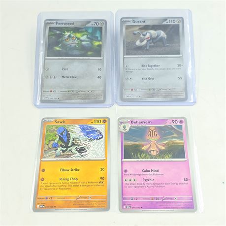 2025 Pokemon cards, Lot of 4