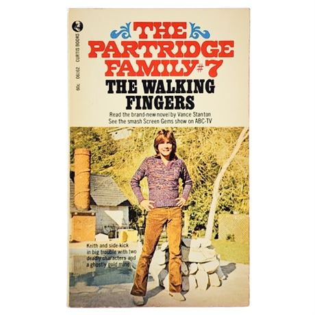 1972 "The Partridge Family #7: The Walking Fingers" Paperback Book