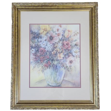 Floral Vase Framed Art Print