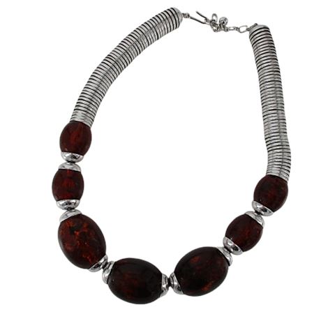 TRIFARI Simulated Amber Statement Necklace