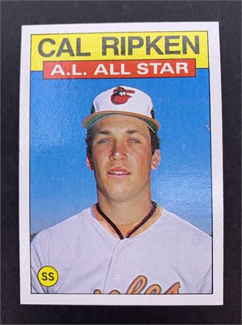 1986 TOPPS #715 Cal Ripken A.L. All Star Baseball Card