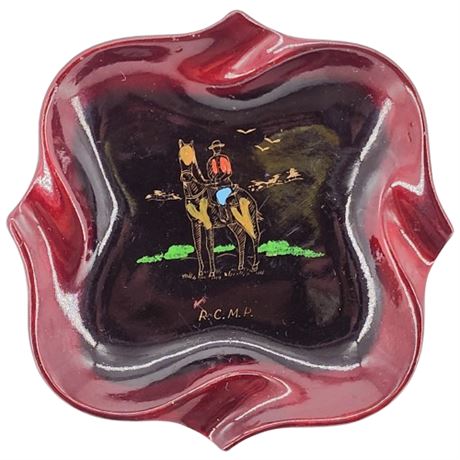 Vintage Parkdale Novelty Royal Canadian Mounted Police Ashtray
