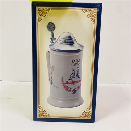 Budweiser 1948 Logo Stein Mint in Orig Box