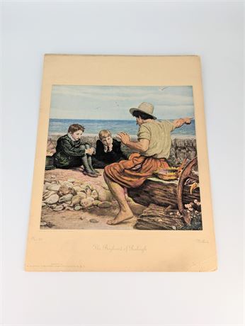 Antique Instructor Picture Style Services #20 "The Boyhood of Millais"