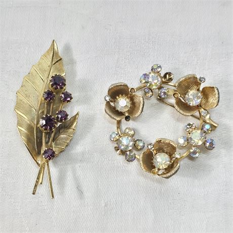 Vtg Brooch Lot