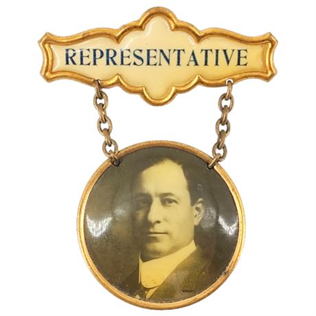 Vintage Whitehead & Hoag Political Photo Badge