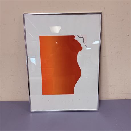 Signed Artist Proof Framed Pop Art Lithograph