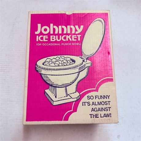 Vintage Toilet Ice Bucket