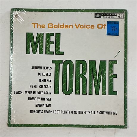 The Golden Voice of Mel Torme Sealed Vinyl Record