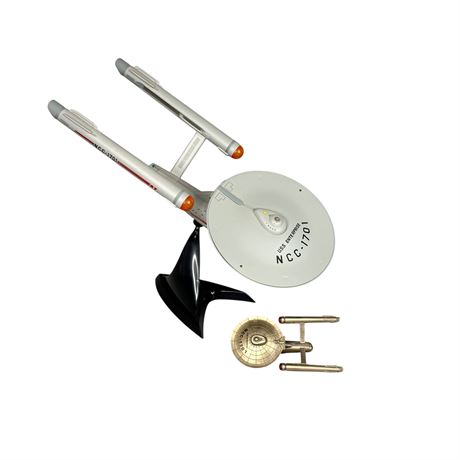 Star Trek Model and Hallmark Ornament