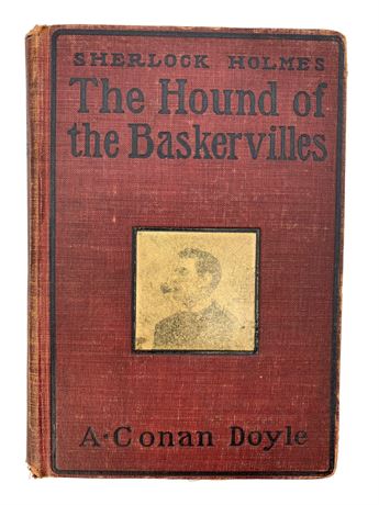 1902 The Hound of the Baskervilles Sherlock Holmes Antique Book