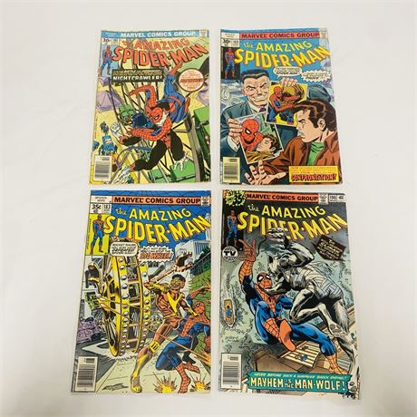 4 Bronze Age Amazing Spider-Man Comics