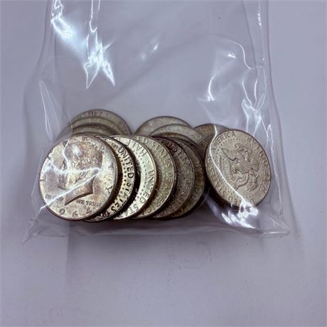 $10 Roll 1964 Kennedy Silver Half Dollars