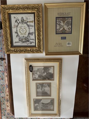 3 New picture frames