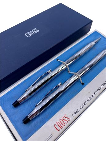 c1975 New old Stock CROSS Mechanical Pencil & Pen Set