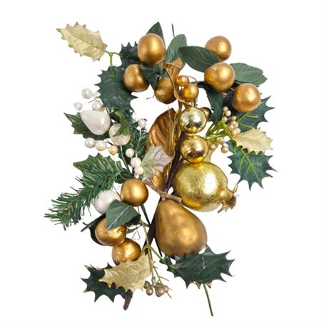 VTG Golden Fruit Garland