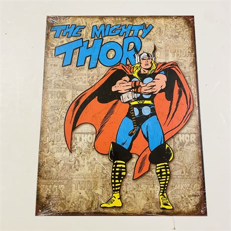‘Thor’ 12.5x16” Retro Metal Sign