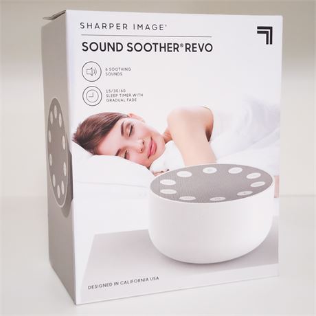 Sharper Image Sound Soother Revo Sleep Therapy Machine, NEW IN BOX