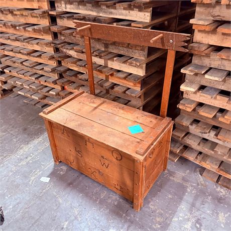 Vintage 32" Toy Chest