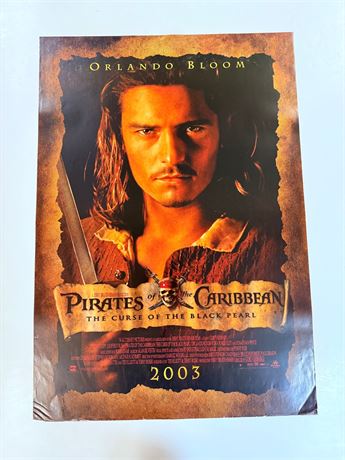 Pirates of Caribbean Original Rolled 27x40 Movie Poster