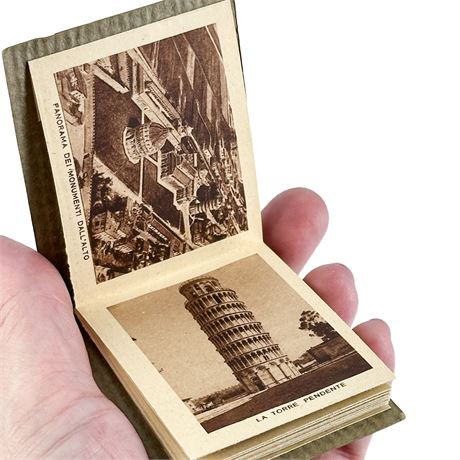 Miniature Souvenir Paper Photo Book of Pisa