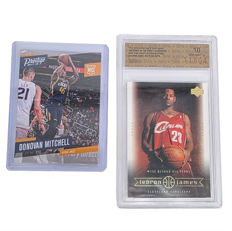 Lebron James Graded 10 Mint Basketball Card
