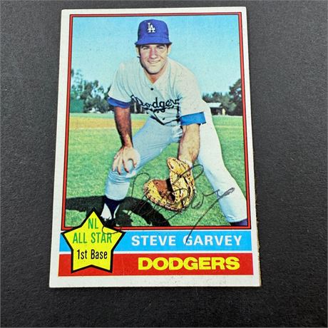 Steve Garvey Signed Card