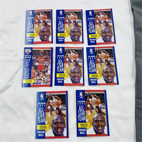 8 Michael Jordan Cards