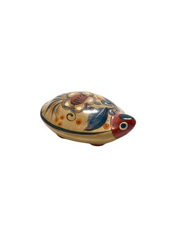 Vtg Tonala Mexican Pottery Turtle