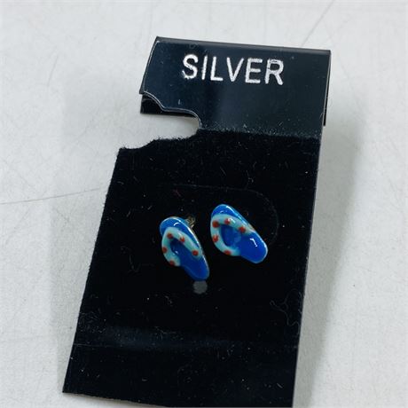 Sterling Sandal Earrings