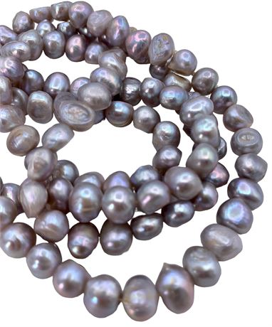 Luminous 30” Peacock Freshwater Pearl Necklace