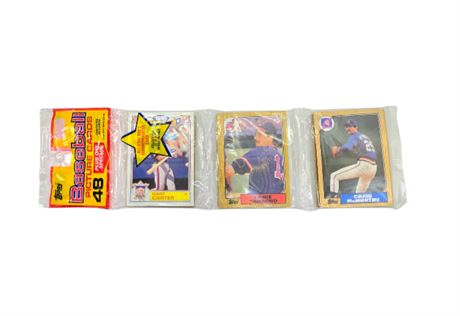 1987 Topps Baseball Cards Rack Pack - Sealed