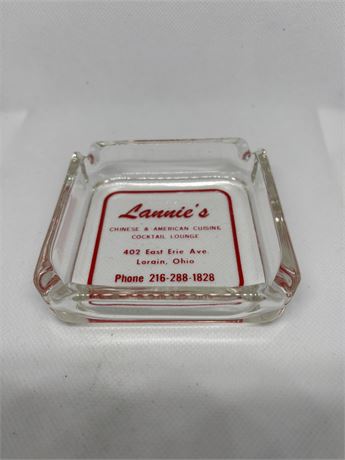 Lannies Chinese Restaurant Ashtray