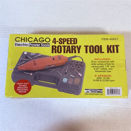 Chicago Electric Rotary Tool Kit