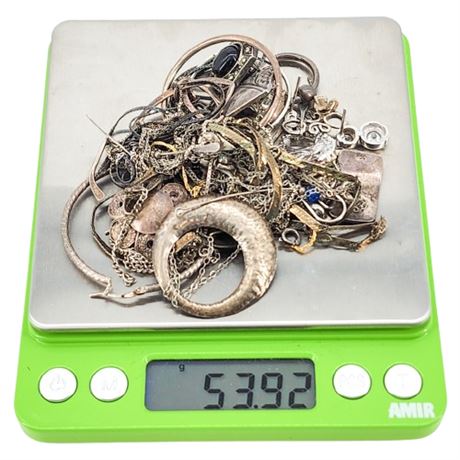 53.92g Sterling Silver Scrap Lot