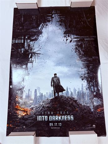 Star Trek Into Darkness Original DS 27x40” Movie Poster