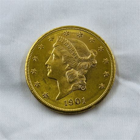 BU 1901-S $20 Gold