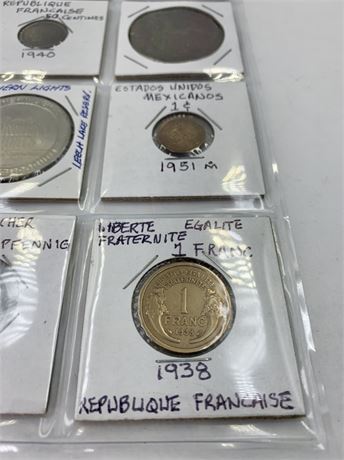 20 Vintage International Coin Money, Casino & Commemorative Tokens
