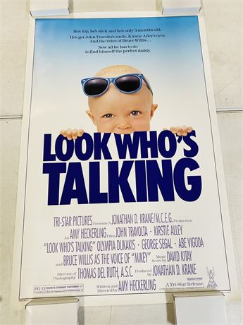 Look Who’s Talking Original 27x41 Movie Poster - ROLLED