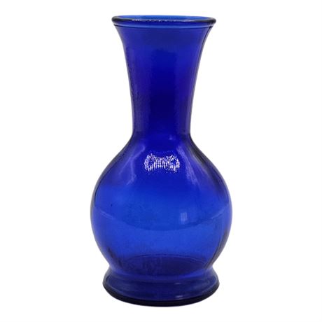 Vintage USA Cobalt Blue Bud Vase